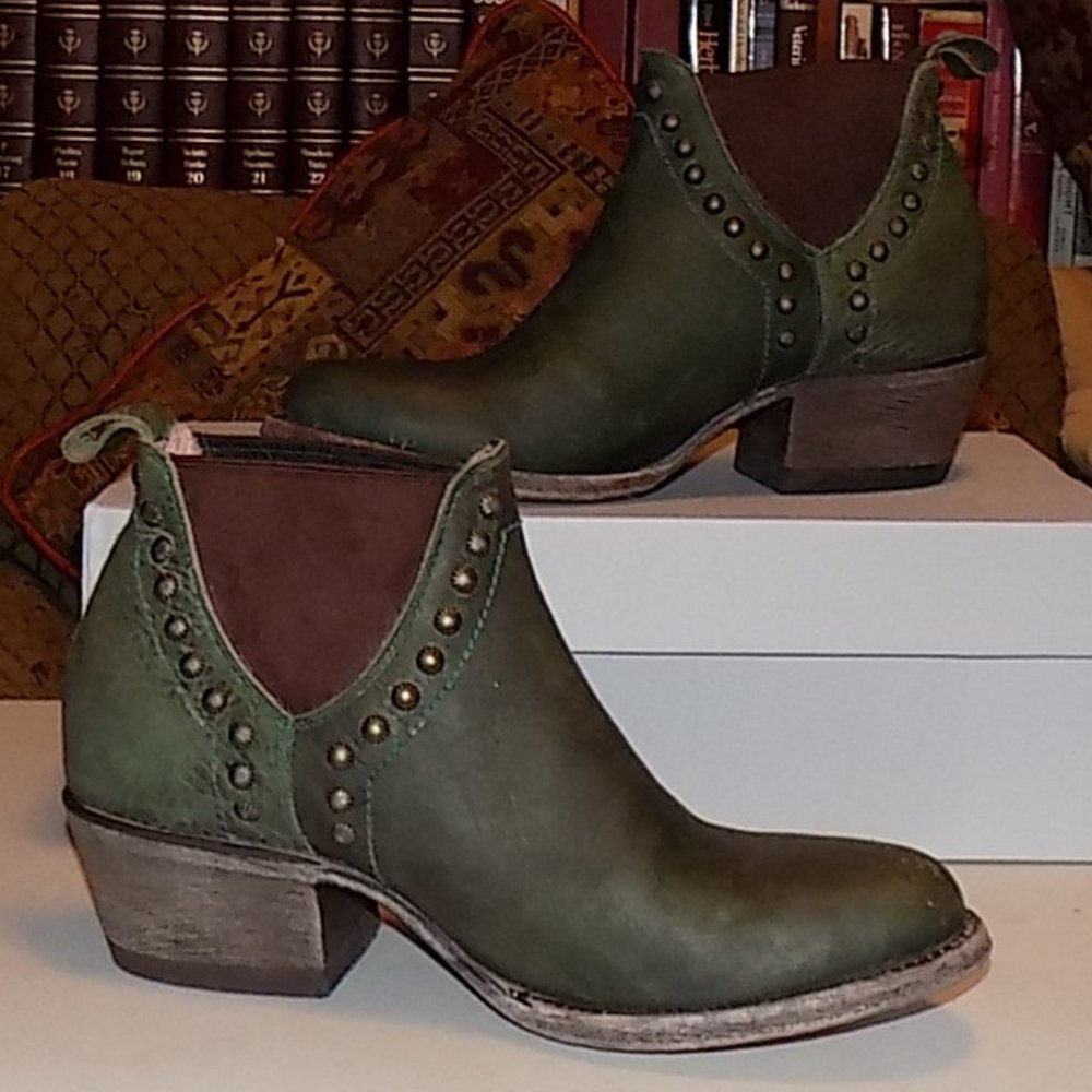 Miss Macie Bobby Jean Boot Jade leather made in Mexico US 7M
